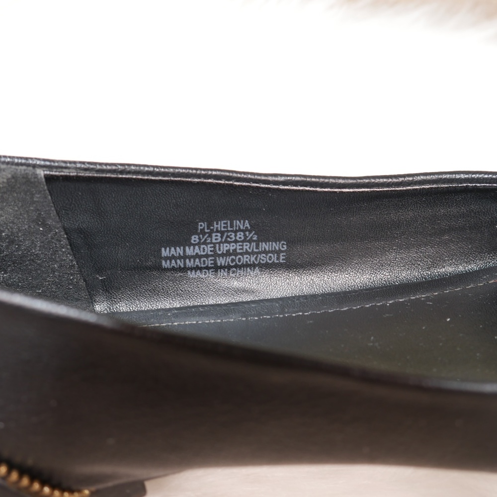 BCBGeneration Faux Leather Gold Color Zipper 8.5 - Picture 5 of 8